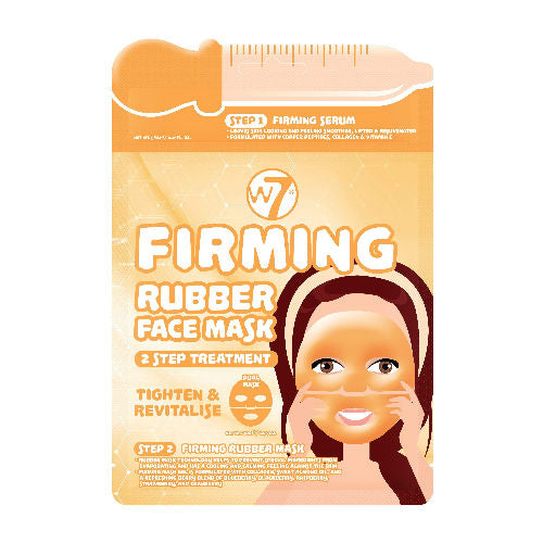 W7 Cosmetics Firming Rubber Face Mask - Toning Relaxing Skincare Spa Relaxing Soothing