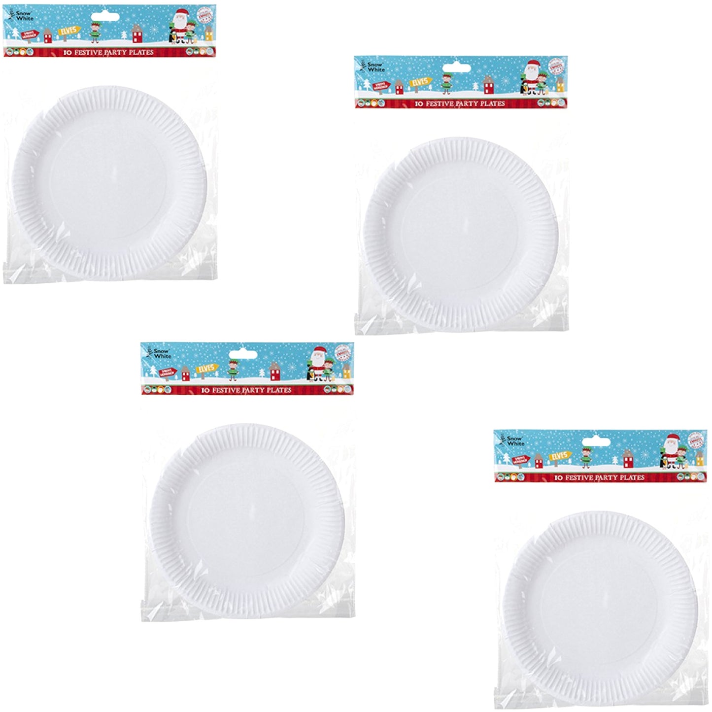 Christmas 9" Paper Plates - 40 Pack