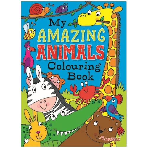 Amazing Animals / Pets Colouring Book - Assorted Fun Creative Activity Kids