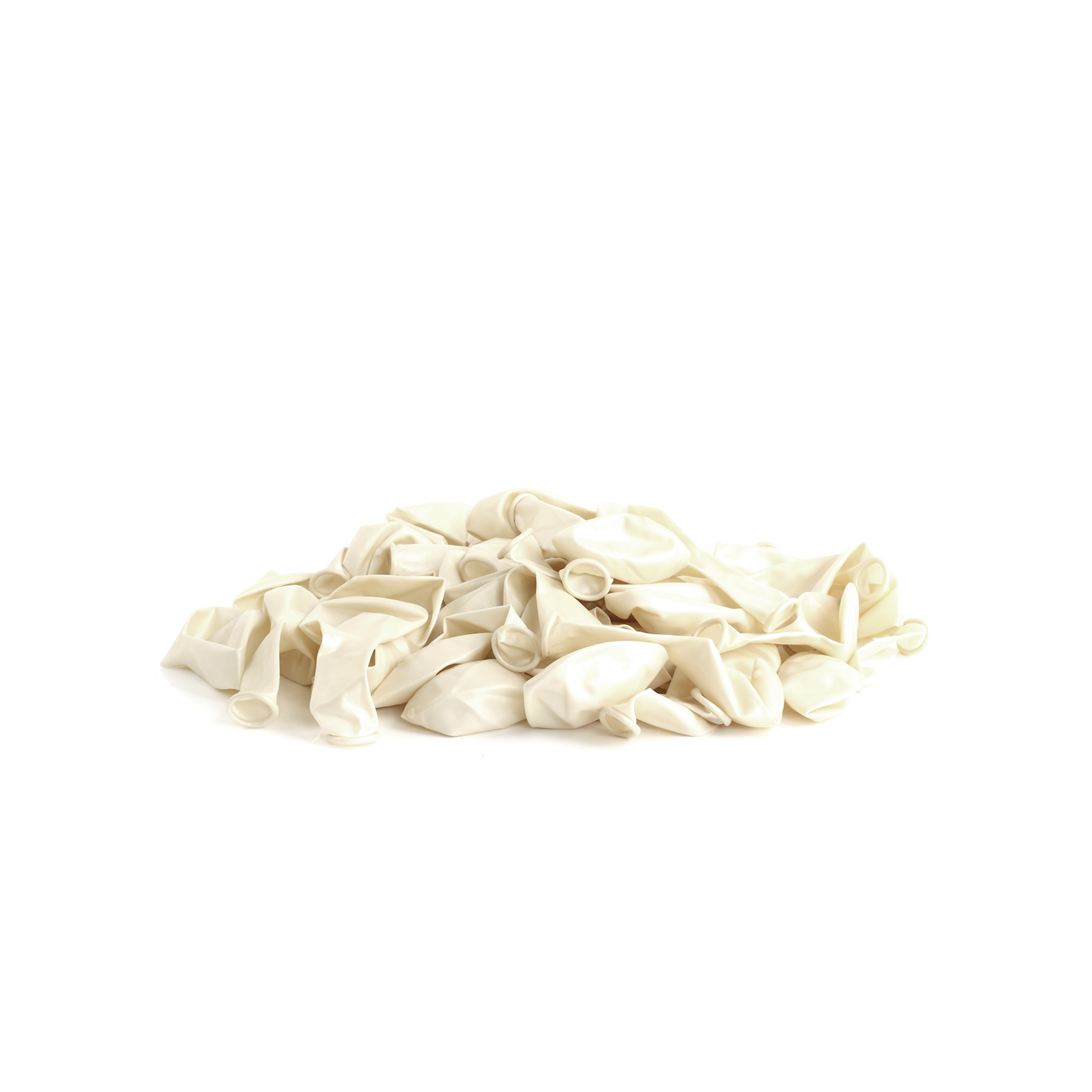 50 Pearlised Ivory 7" Latex Balloons