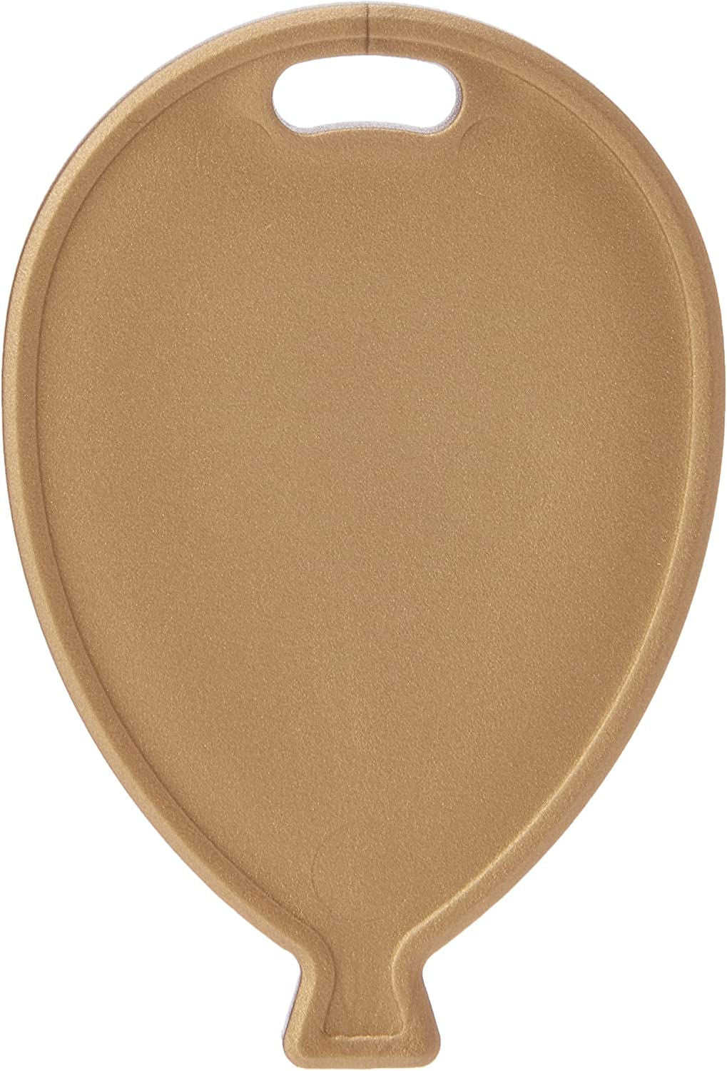 20 Gold Plastic Balloon Shaped Weights