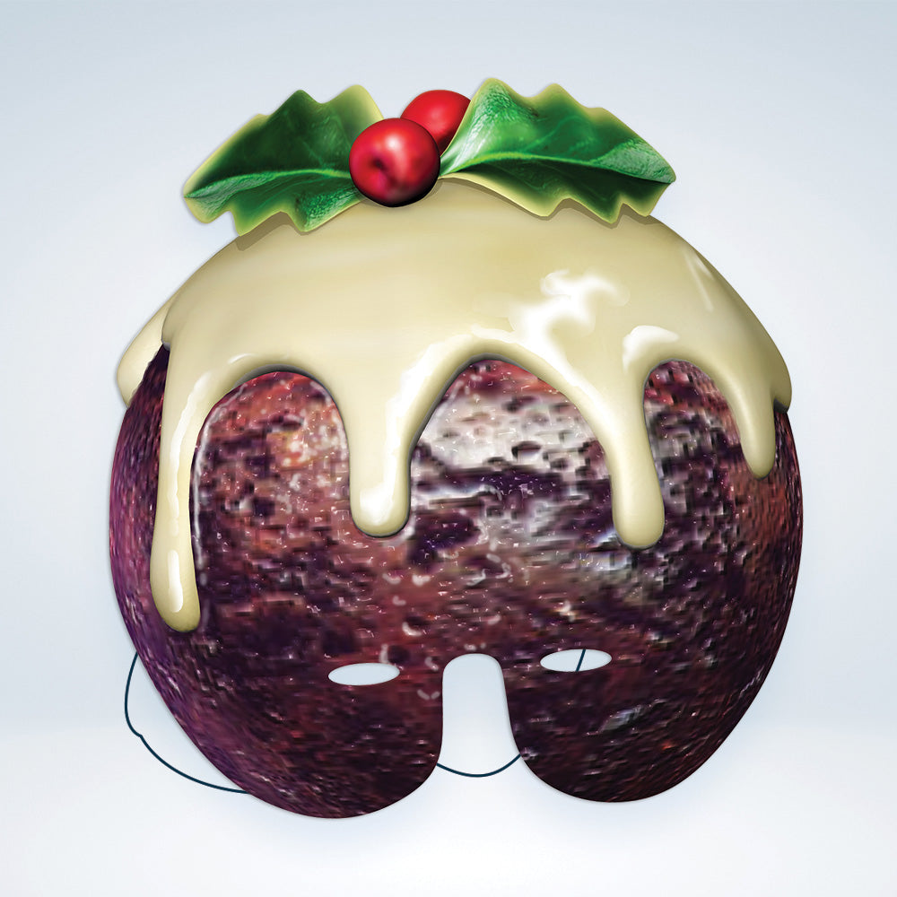 Christmas Pudding - Party Mask