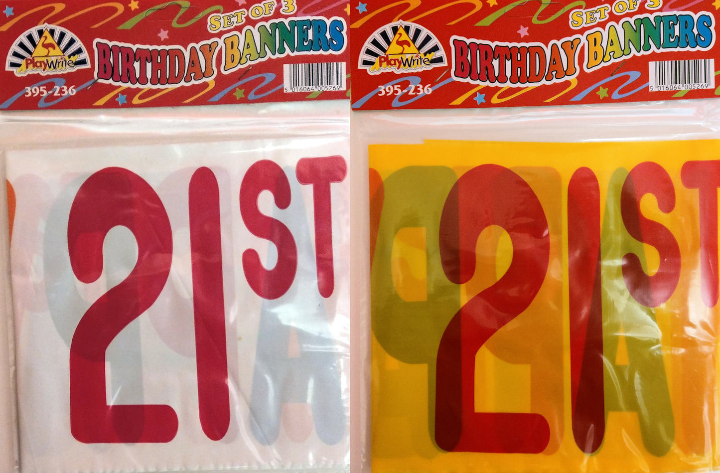 Happy 21st Birthday Banners