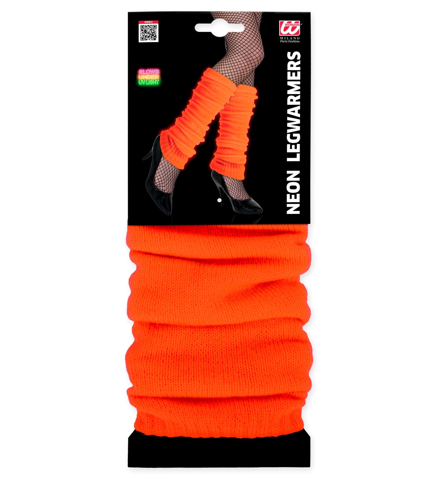 Pair of Neon Orange Legwarmers