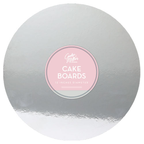 12" Cake Board - Round Cardboard Base for Cake Presentation and Serving Cake Decorating Supplies Cake Display Stand