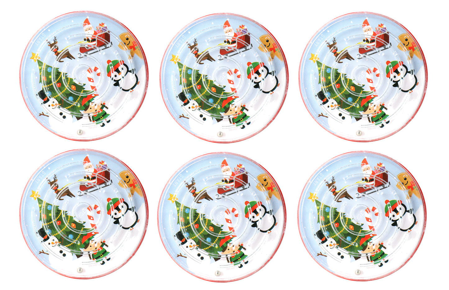 6 Christmas Maze Puzzles