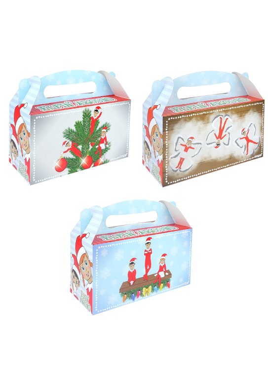 6 Large Elfin' Around Boxes
