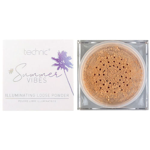 Technic Cosmetics Illuminating Loose Face Powder Glowing - Makeup Beauty Radiance Glow Finish