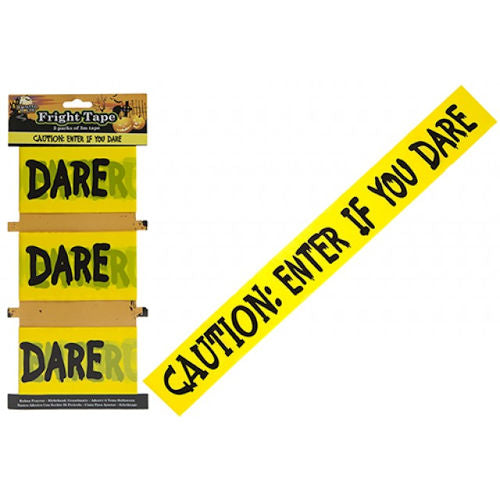 Halloween Printed Fright Tape - 3 Pack 3m Spooky Party Decoration