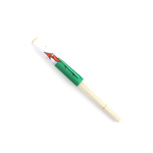 10 Wooden Wales Hand Flags