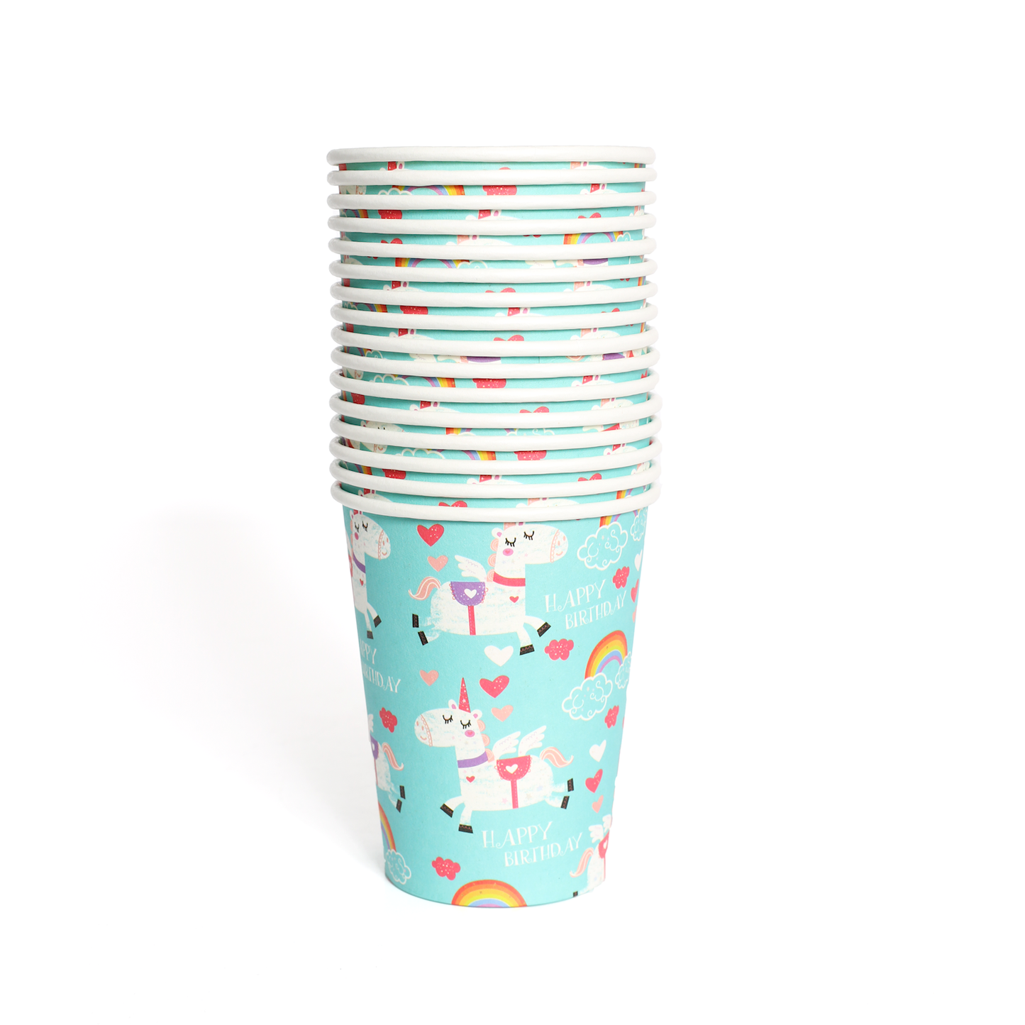 16 Unicorn Paper Party Cups