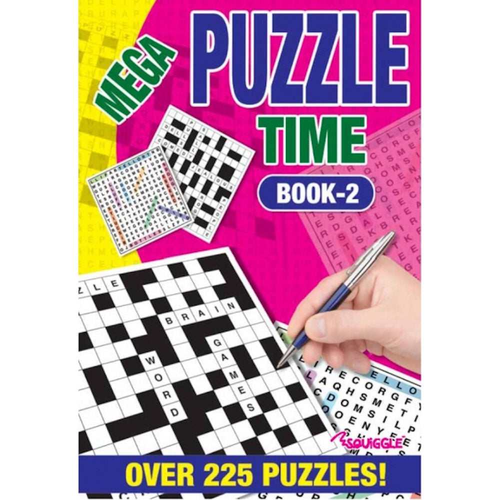 A5 Puzzle Time Book - Compact Size Puzzles Entertainment