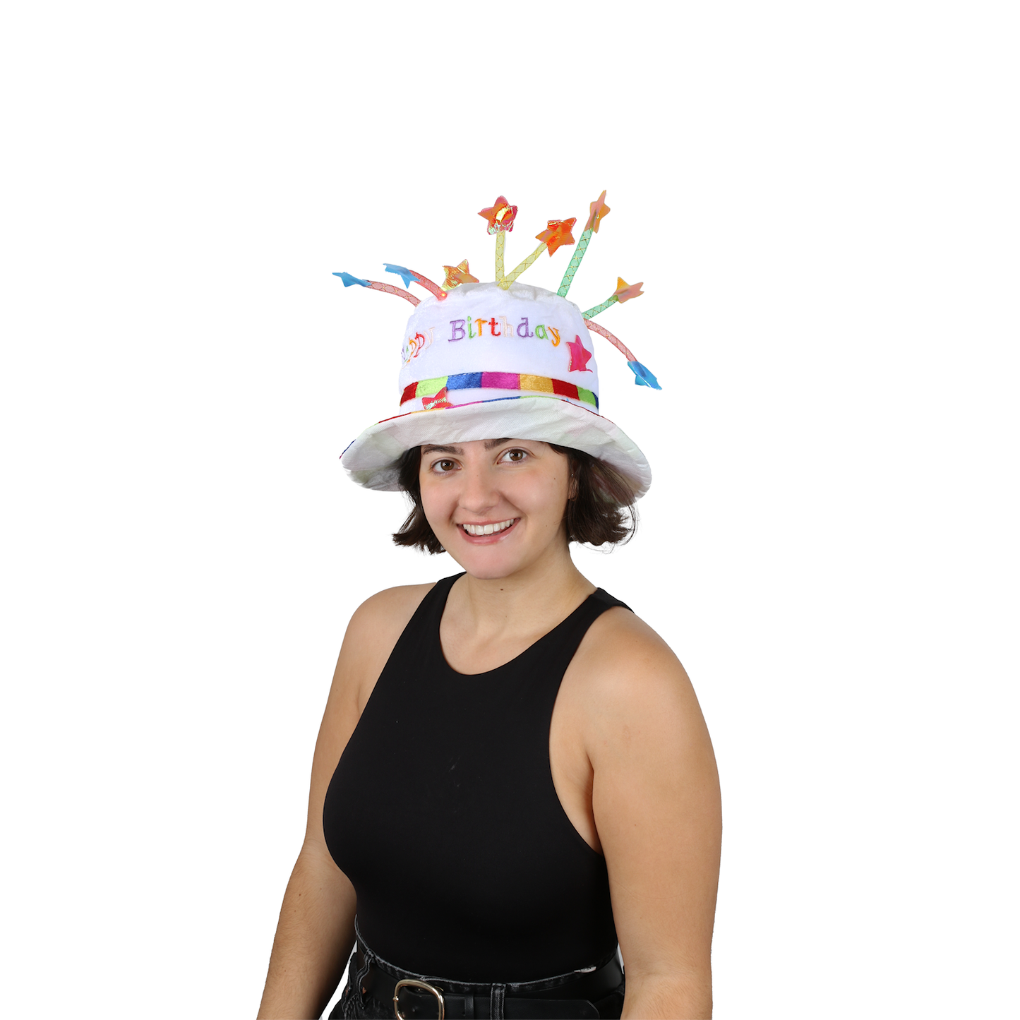Adult Light Up Happy Birthday Hat