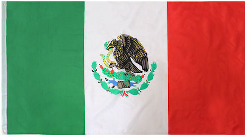 Large Mexico 5ft x 3ft Flag