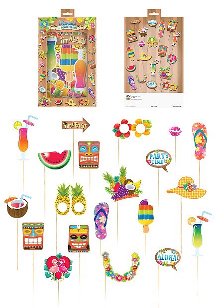 Hawaiian Photo Prop Set