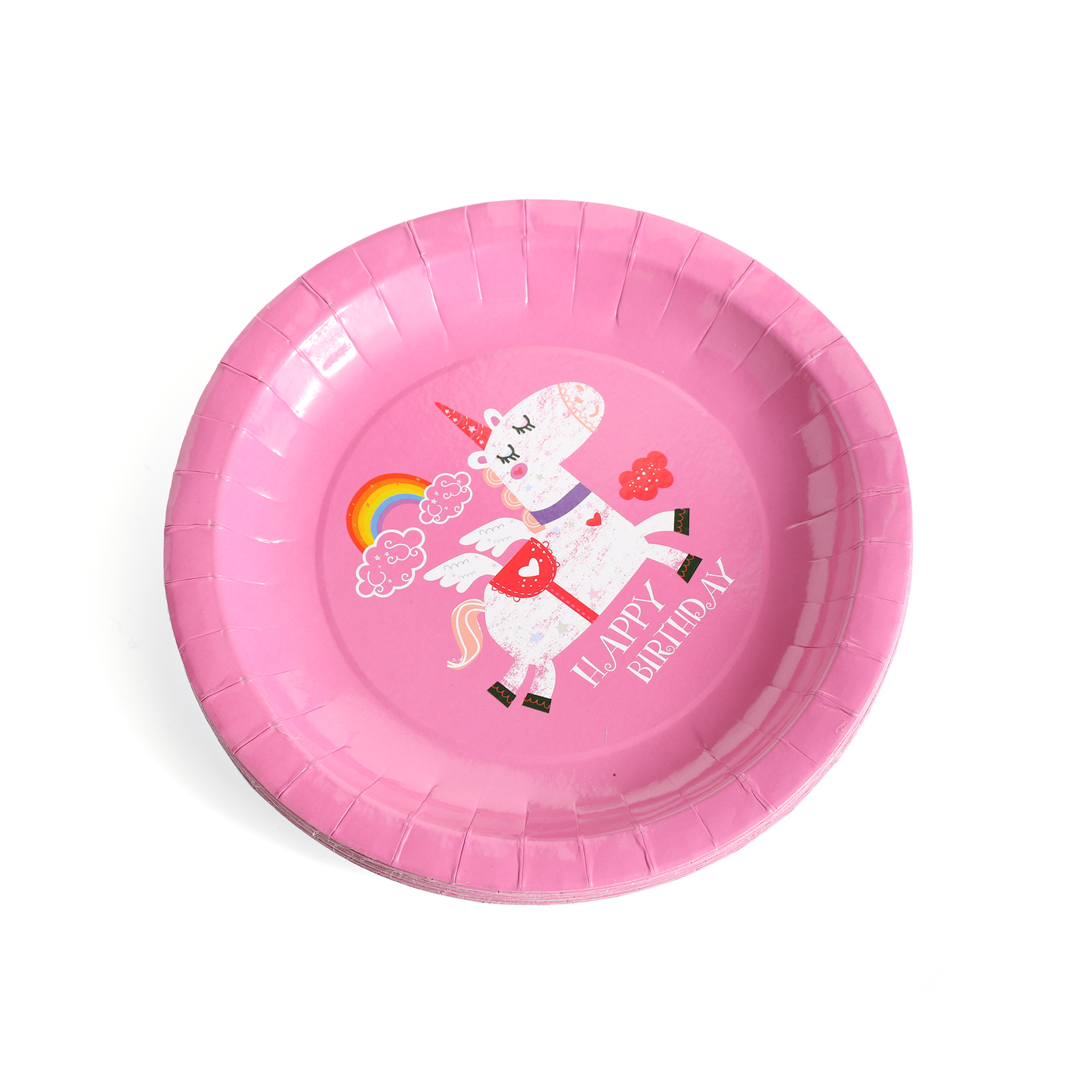 16 Unicorn Paper 9" Party Plates