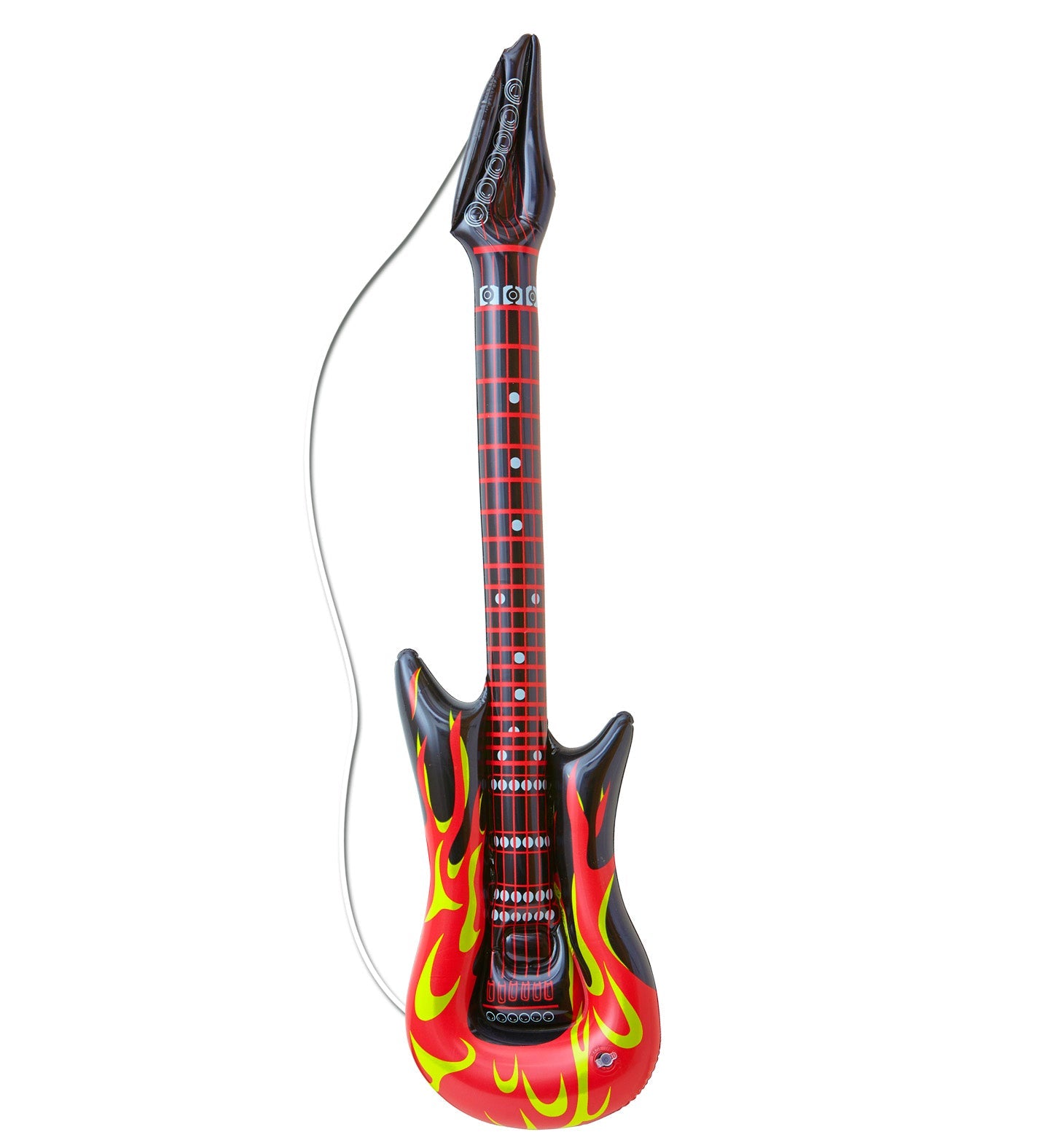 Inflatable Rockstar Guitar with Flames - 105cm