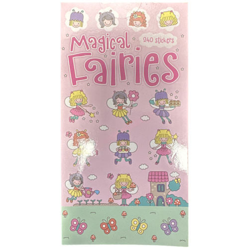 Magical Fairies Sticker Book - 240 Stickers Fun Designs Reward Stickers Kids Craft Activity