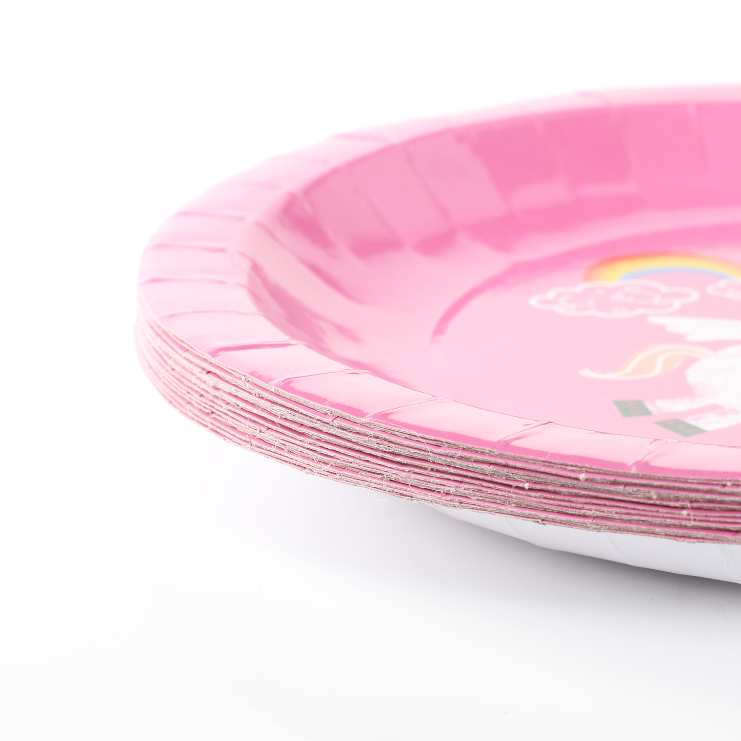16 Unicorn Paper 9" Party Plates