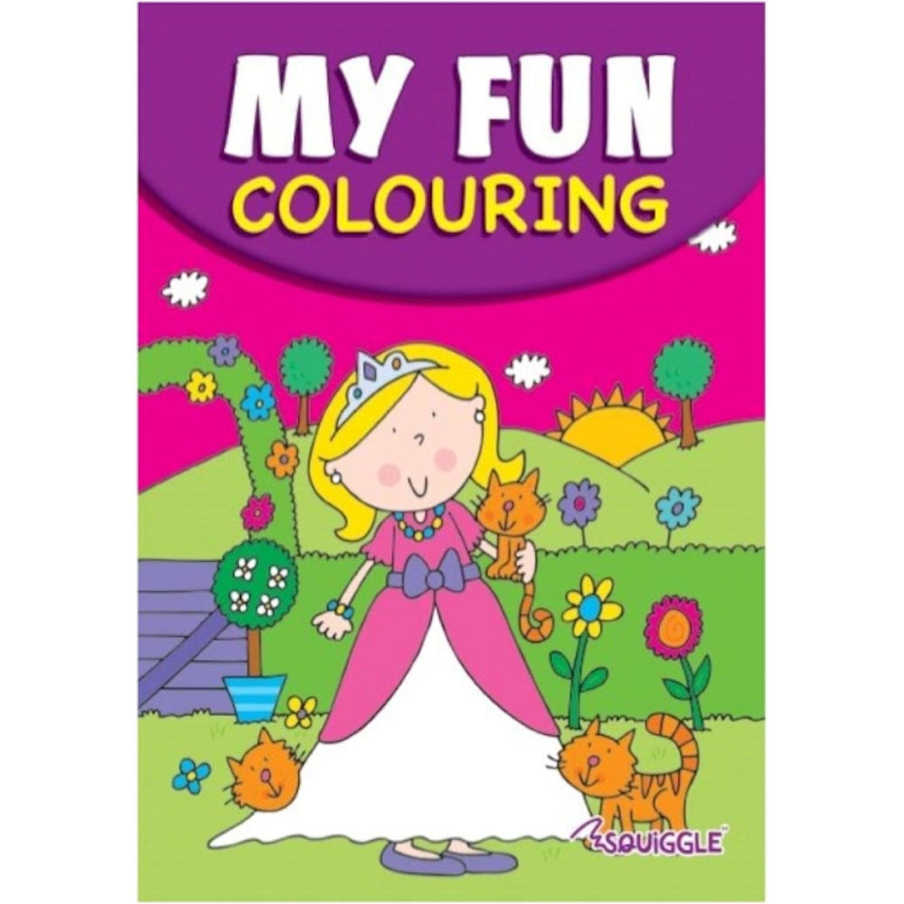 A5 Princess Colouring Book - Delightful Princess Themed Colouring Pages Creative Fun