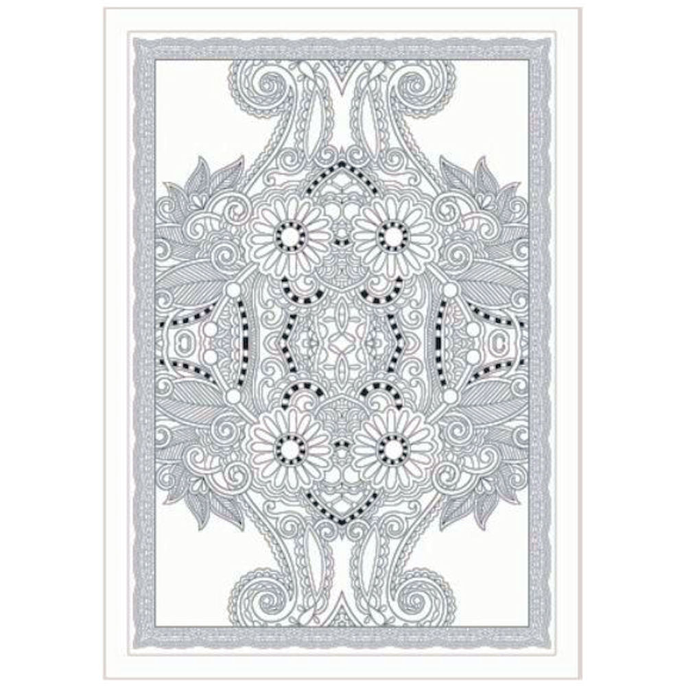 A4 Flowers & Patterns Adult Colouring Book - Assorted Intricate Designs Relaxing Art Therapy High Quality Paper Tranquil