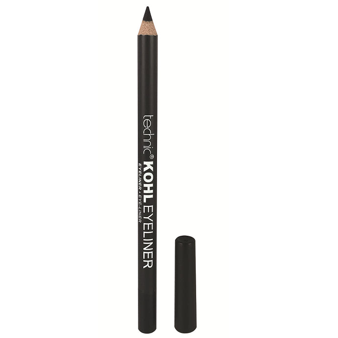 Technic Cosmetics Kohl Eyeliner Black - Intense Pigment Long-Lasting Smudge-Proof Smooth Application