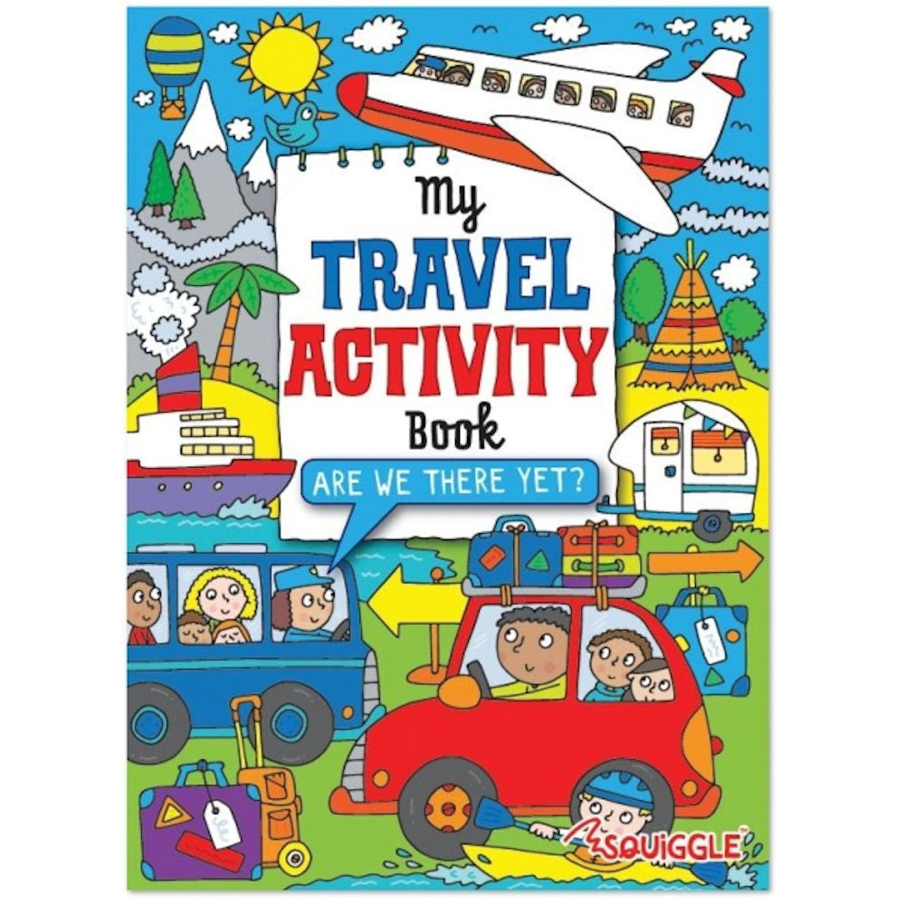 A4 Around The World Travel Colouring & Activity Book - Assorted Kids Exciting Adventures Engaging Activities High Quality Educational
