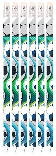 6 Football Pencils