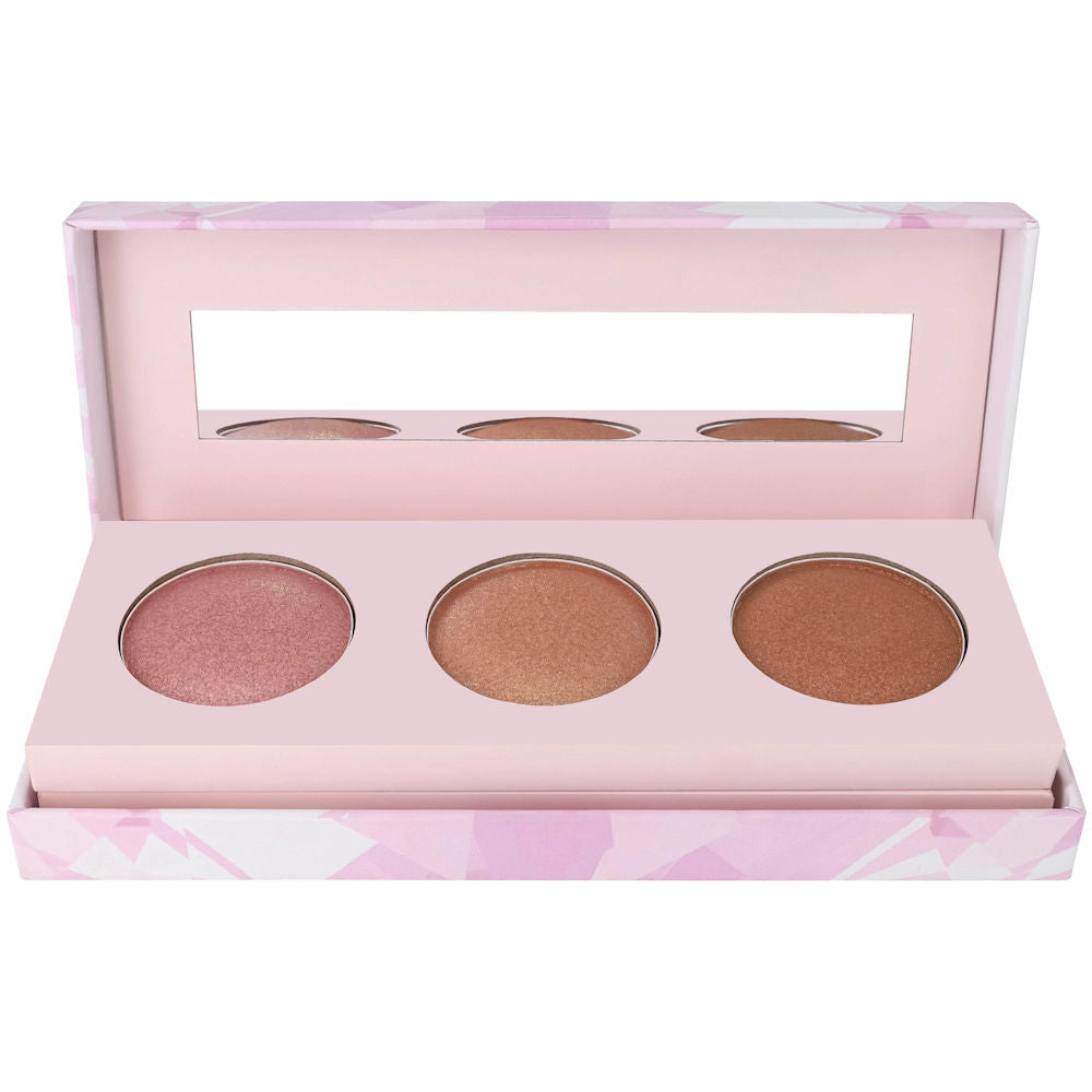 W7 Cosmetics Jewel Explosion Eyeshadow and Highlighter Palette - Vibrant Colours Shimmery and Matte Blendable Long Lasting