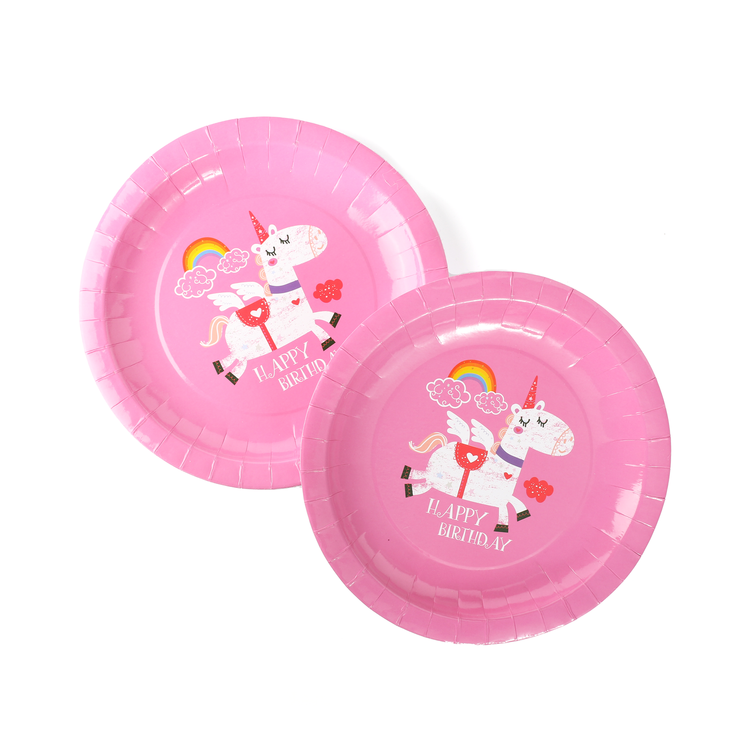 16 Unicorn Paper 9" Party Plates