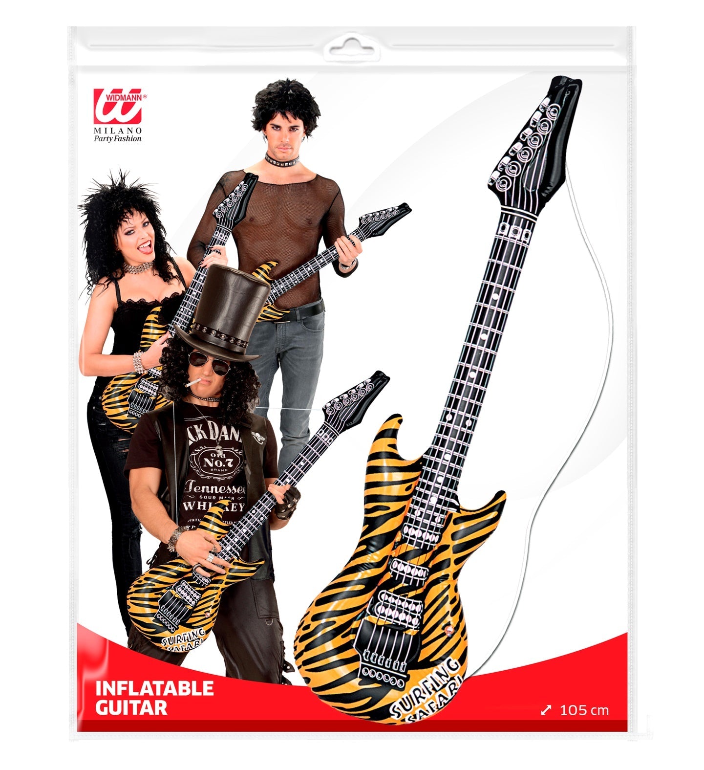 Animalier Inflatable Guitar with Shoulder Strap - 105cm