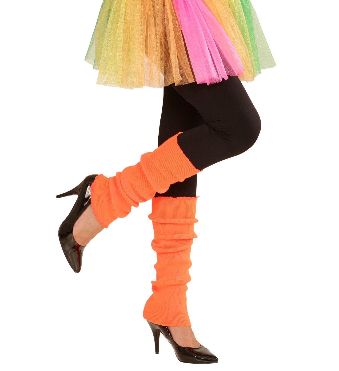 Pair of Neon Orange Legwarmers