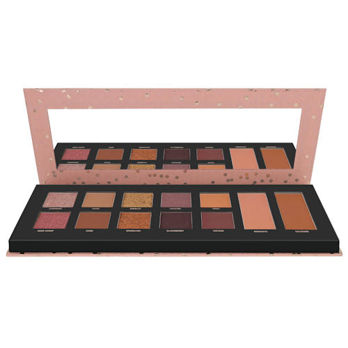 W7 Cosmetics Rose All Day! Eyeshadow Palette - 12 Colour Matte Shimmer Nude Colours Eyes