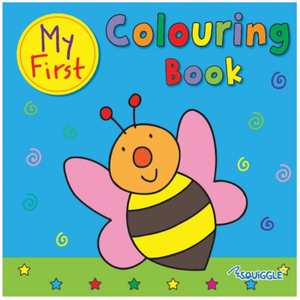 My First Colouring Book - Assorted Simple Designs Fun Young Children High Quality