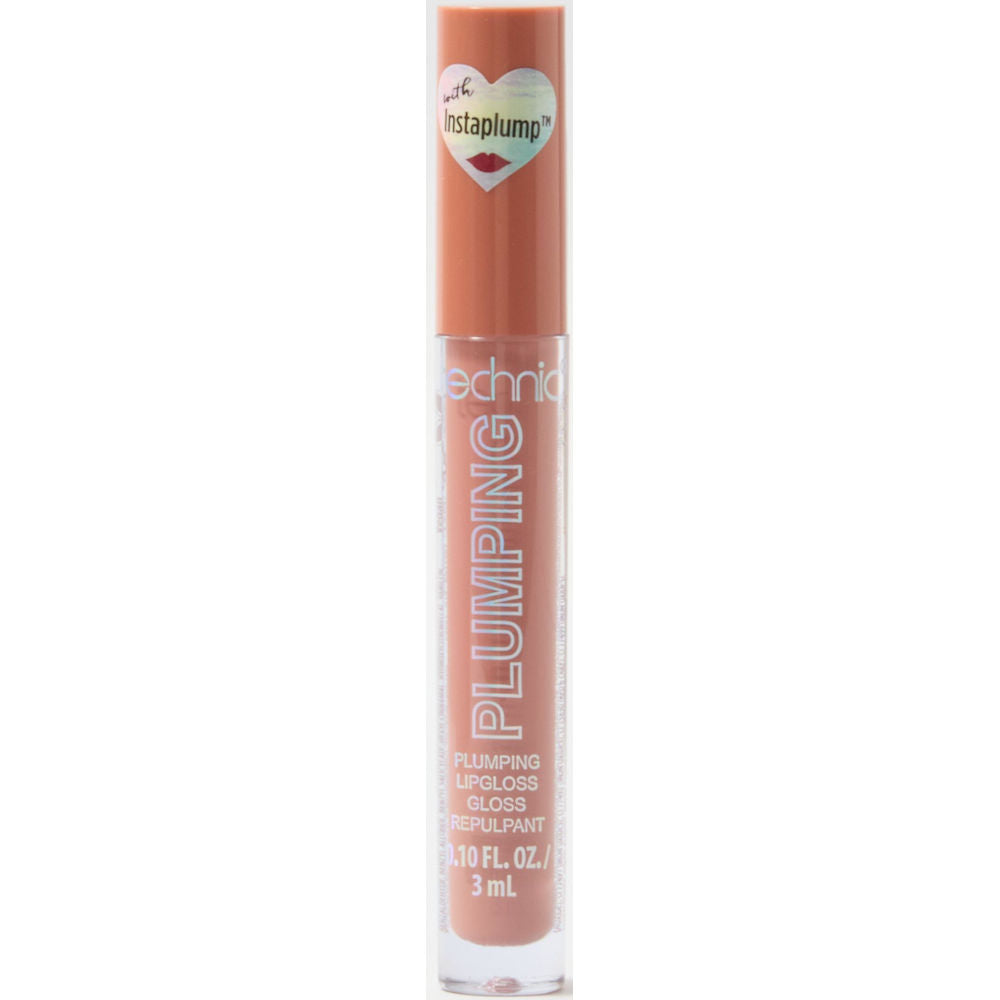 Technic Cosmetics Plumping Lipgloss - Nude Mood Hydrating Volumizing High Shine Long-Lasting Finish