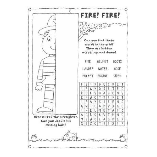 A4 My Fun Activity Book - 32 Pages Activities Engaging Puzzles High Quality