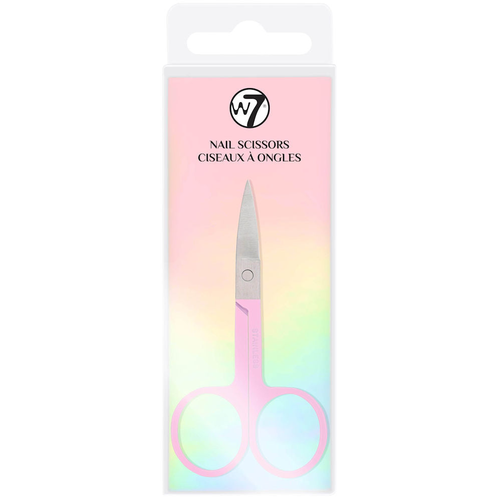 W7 Cosmetics Nail Scissors - Precision Grooming Stainless Steel Durable Manicure Tool