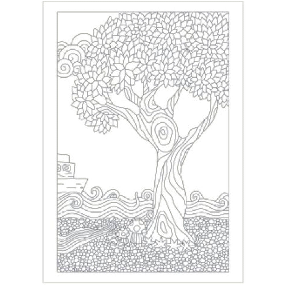 A5 Spiral Advanced Colouring Book - Assorted Intricate Designs Spiral Binding High Quality Paper Relaxing Art Therapy