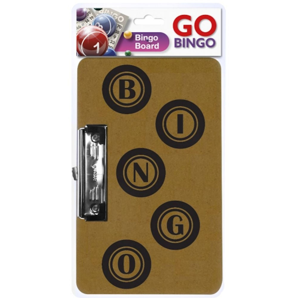 Bingo Board - 24cm x 15cm Compact Size Easy Handling Bingo Games Activities