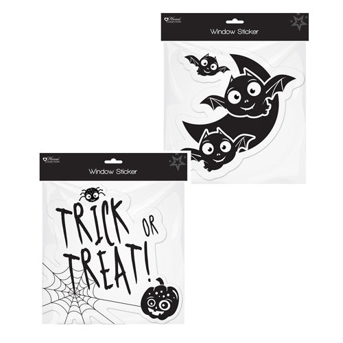 2 Halloween Window Stickers
