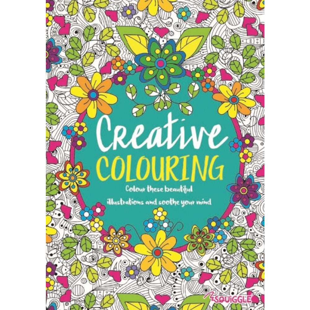 A4 Advanced Colouring Book - Assorted Detailed Designs Intricate Patterns High Quality Paper Relaxing Art Therapy