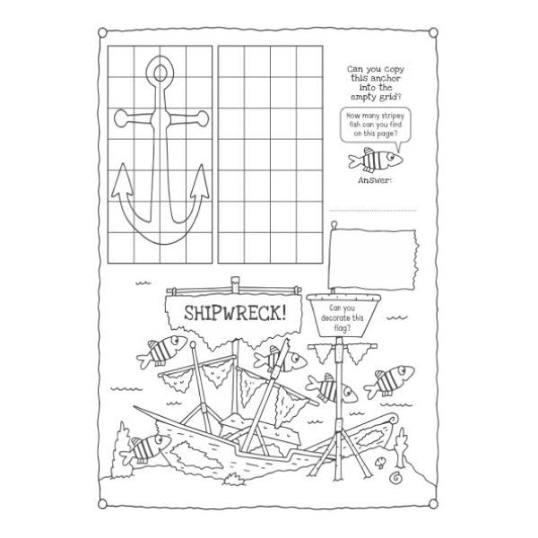 A4 My Fun Activity Book - 32 Pages Activities Engaging Puzzles High Quality