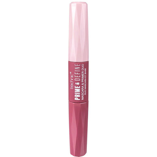 Technic Cosmetics Prime & Define Black Mascara & Primer Duo - Makeup Beauty Lengthen Volumize Define Lashes