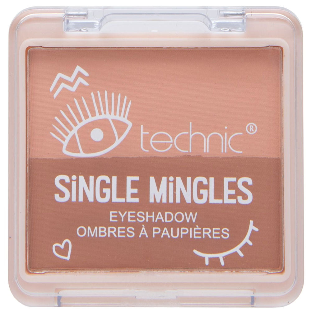 Technic Cosmetics Single Mingles Eyeshadow - Nude Eye Contact Highly Pigmented Long-Lasting Blendable Smooth Application