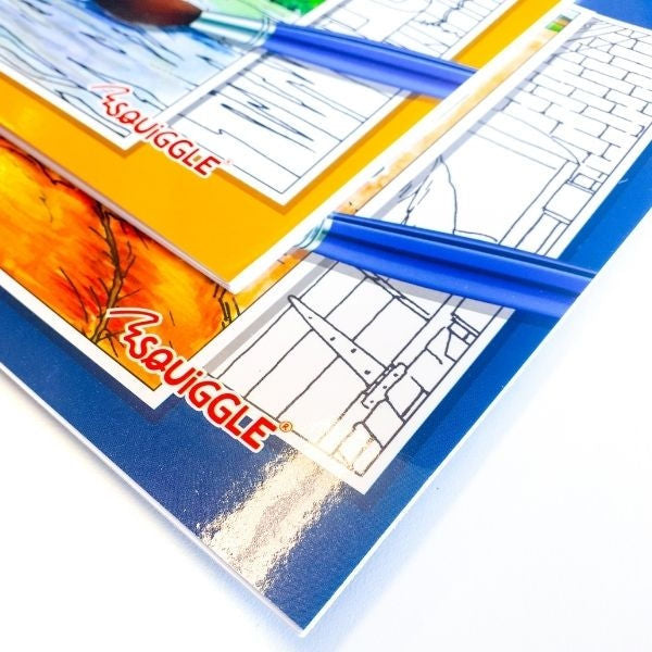 A4 Poster Arts Colouring In Book - Assorted Large Designs Colouring Fun Vibrant High Quality