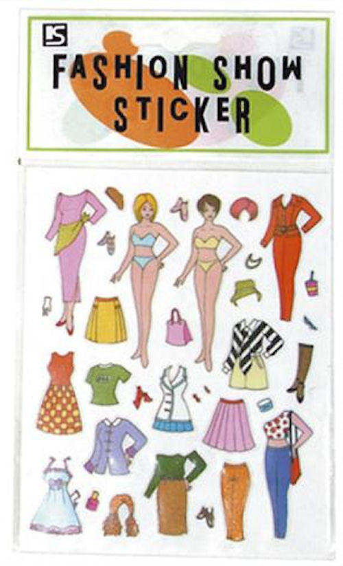 6 Fashion Show Sticker Packs