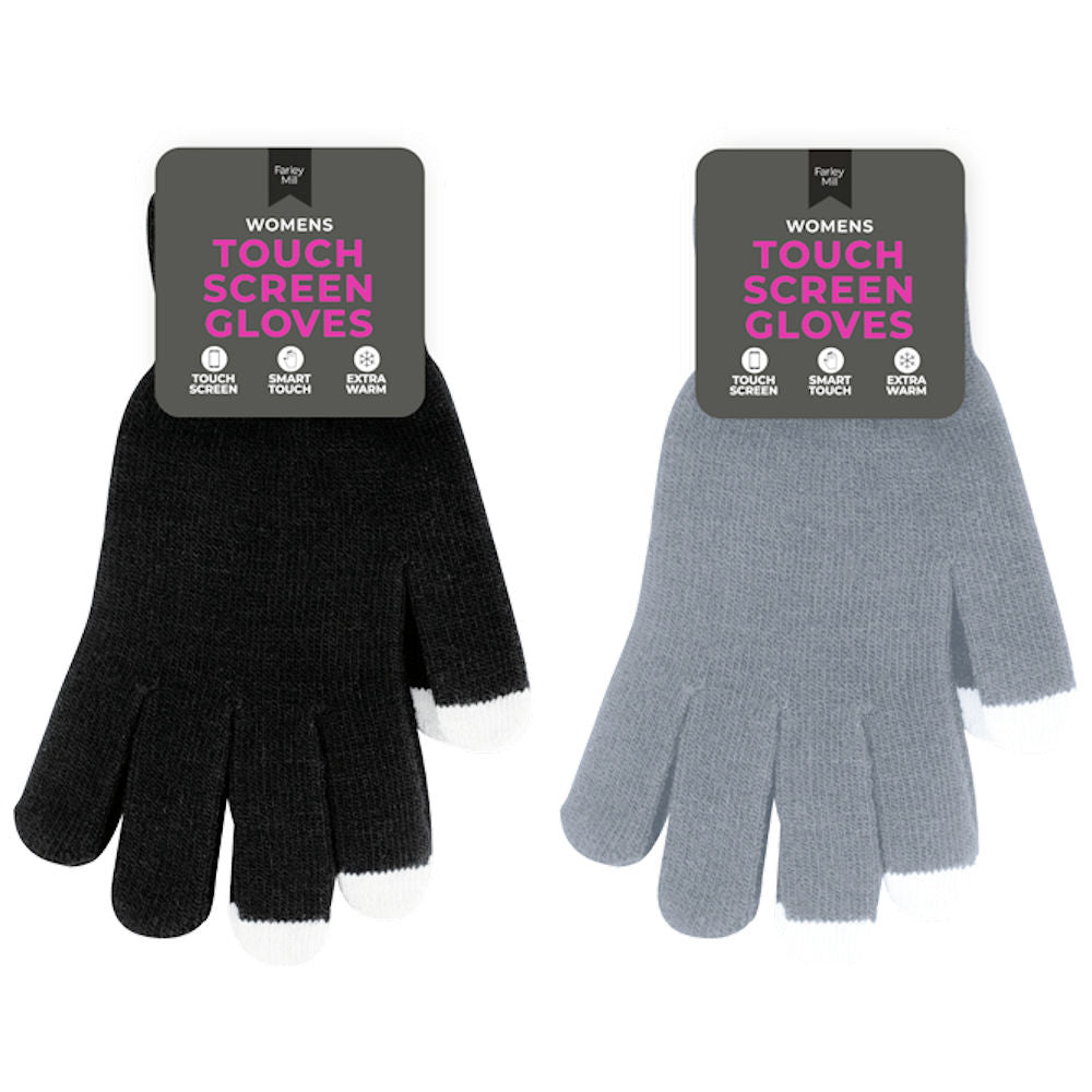 Ladies Touchscreen Gloves Assorted - Women's Gloves for Smartphone Use in Various Styles