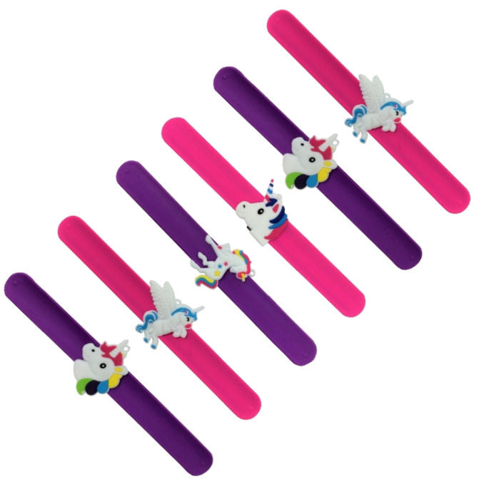 6 Deluxe Unicorn Snap Bracelets