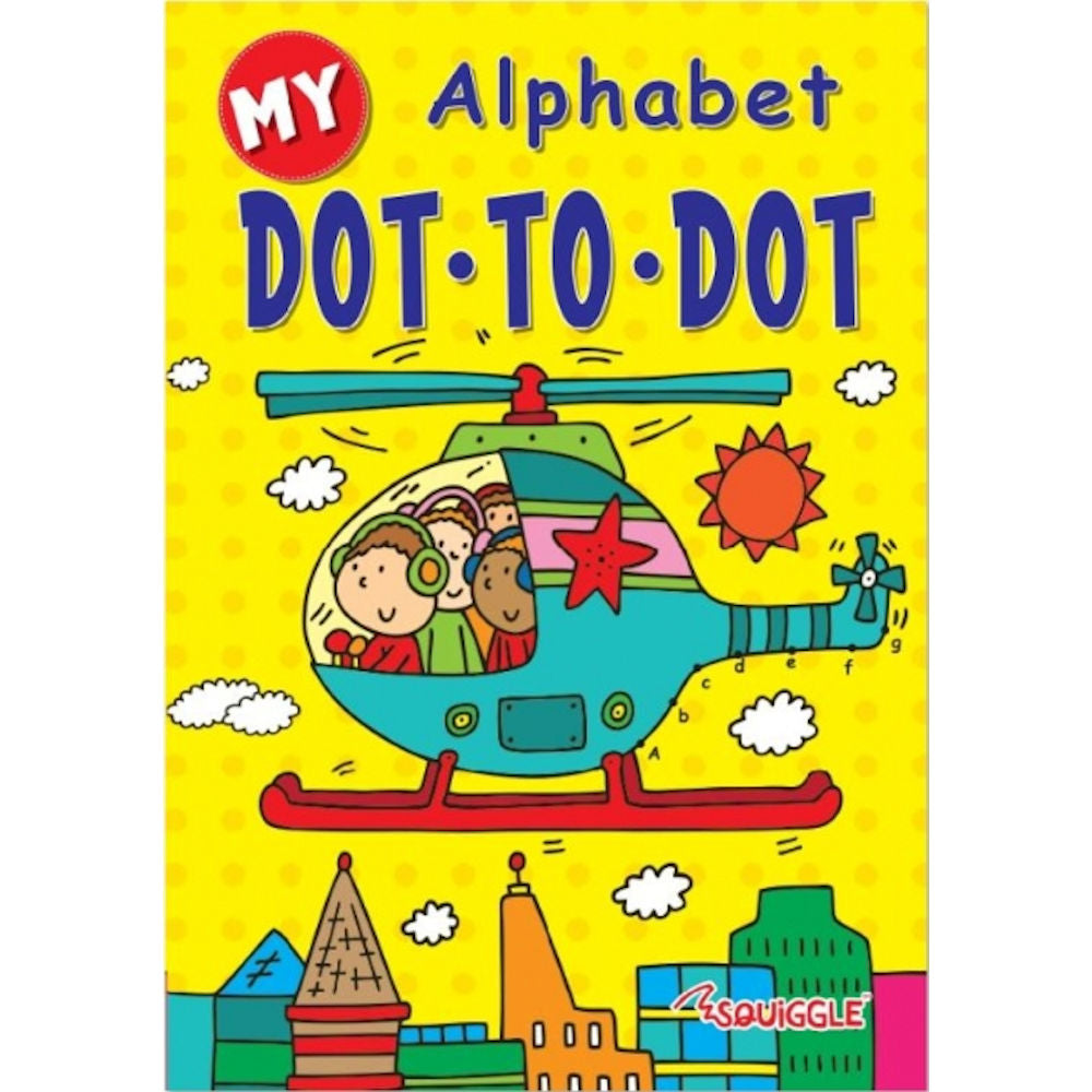 A4 ABC Dot-to-Dot Book - Assorted Educational Activities Fun Learning Engaging Puzzles High Quality Paper
