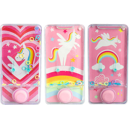 Unicorn Water Game - Assorted Designs Fun Handheld Toy Kids Retro